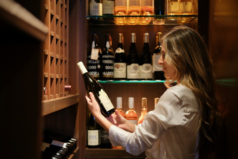 Wine Selection at Le Tete d'Or